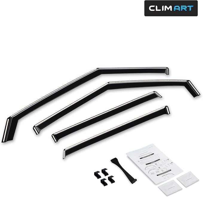 in-Channel Incredibly Durable Rain Guards for Mitsubishi Outlander 2022-2026, Original Window Deflectors, Vent Window Visors, Vent Deflector, 4 pcs. - 622479