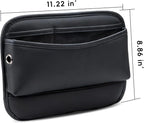 Car Seat Side Pocket Organizer Car Pocket Pouch for Seat, Door, Console, Car Seat Gap Filler Organizer Multifunctional Car Organizer Accessories for Phone Sunglasses Keys Cards (Large)