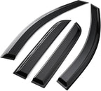Tape-on Sun/Rain Guard Side Window Visor Deflectors Rain Guards for GMC Acadia 2007-2016 for GMC Acadia Limited 2017 for Saturn Outlook 2007-2010，Window deflectors