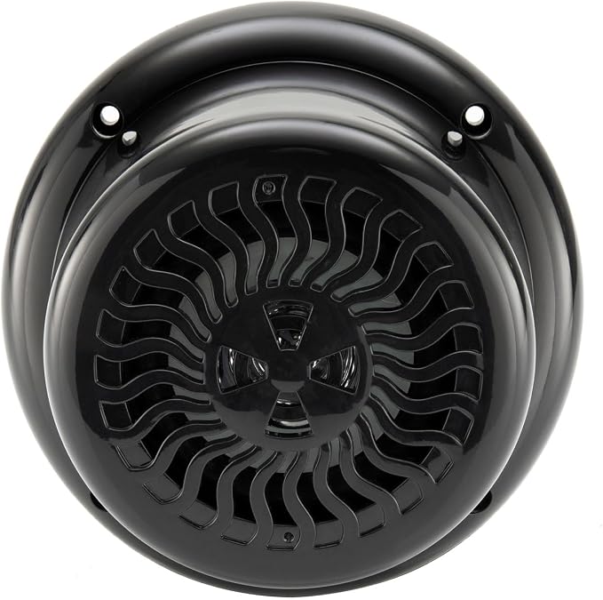 RV Flush Mount Speaker | Exterior 5.25" Black Wavy Blue LED | Waterproof (10 Pack)