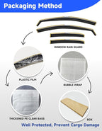 in-Channel Window Rain Guards Fit for Dodge Durango 2011-2026,Extra Durable Visors Vent Visors Window Deflector Vent Shades Car Accessories -4 pcs