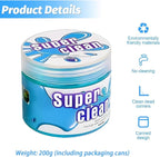 Moly Magnolia Cleaning Gel for Car, Universal Detailing Putty Gel Detail Tools Car Interior Cleaner, Removal Putty Keyboard Cleaner for Car Vents, PC, Laptops, Cameras (Blue)