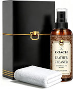 Leather Cleaner Set for Coach, Powerful Stain Removal with Gentle Care, Cleaning Kit for Coach Handbags, Wallets, Purses and Other Luxury Bags