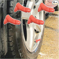 4PCS Flesh-Colored Prank Pencil Tire Valve Stem Caps for Car, Prank Gift Valve Stem Caps, Funny Airtight Perfect Prank Tire Valve Caps, Universal Car Accessories for All Cars, Bikes, SUV, Motorcycles