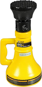 20 Ton Professional Car Support Screw Jack for House Construction Bridge Stabilization, Yellow (40,000 LBs)