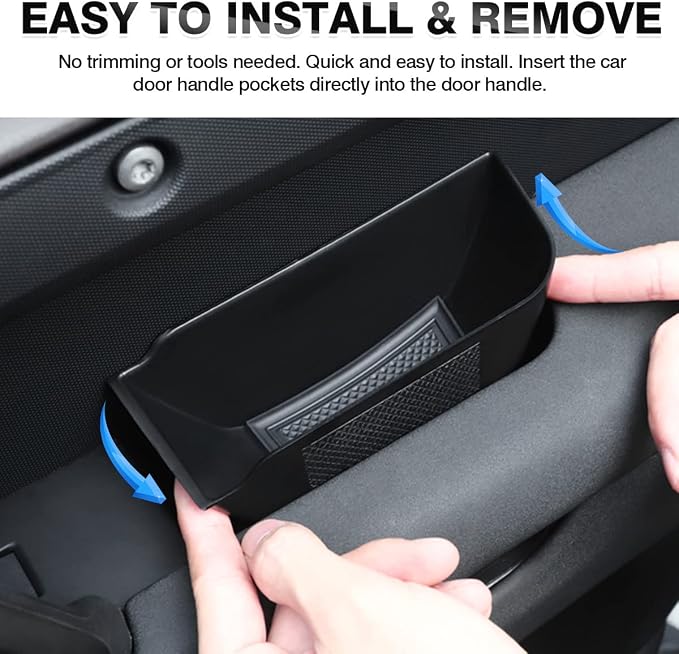 Door Side Storage Box for Land Rover Defender 90 110 130 2020-2025 2026 Accessories Defender Door Side Organizer Tray Grab Handle Pocket Box Insert Interior Accessories 2PCS