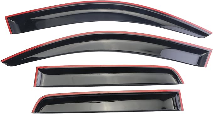 Outside Mount Window Visor Deflectors Rain Guards Compatible with M-itsubishi Outlander Sport/ASX 2011-2023