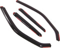 WD2-342i Dark Smoke 4 Pcs Set Window Visor (in-Channel) Deflector Rain Guard Compatible with 2011-2017 Nissan Juke