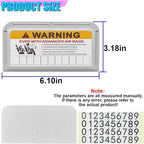 Car Sun Visor Organizer, Car Registration Holder with Parking Number Sticker, Self-Adhesive Card Pocket Storage Organizer to Keep Things Tidy (Gray)