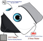 Truck Windshield Sun Shade for Car Windshield Cover Interior Front Window Shades Sun Visor Protector Blocks UV Rays Must-Have Truck Accessories for Pickup, SUV, Sedan, Van, Bonneville (Grey, XL)