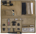 ZIMISI Tactical Molle Car Visor Organizer, 600D Oxford Cloth Truck Visor Molle Panel Sunshade Storage Pouch Holder with Multi-Pocket, Tactical Gear Car Sun Visor Organizer for Most Cars (Khaki)