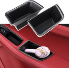 Car Door Tray Organizer Compatible for 2015-2022 2023 2024 2025 Porsche Macan Accessories Interior Car Door Handle Insert Pocket Storage Box