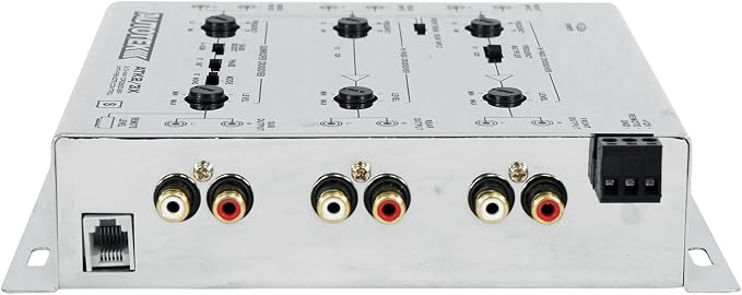 ATK2 3X Active Crossover Processor (Silver) – 8.5 Volts, 2-Way and 3-Way, Remote Bass Control Included, Built-In Crossovers, Level Adjust