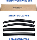 Window Visors Rain Guards for 2011-2017 Honda Odyssey, Out-Channel Window Vent Wind Deflectors Visors Shades for 11 12 13 14 15 16 17 Honda Odyssey