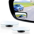 Blind Spot Car Mirror, HD Glass Frameless Convex Side Mirror Blindspot, Wide Angle Rear View Mirrors for SUVs, Trucks and RVs - Car Accessories