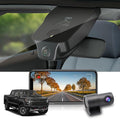 Front 4K+Rear 1080P Dash Cam Adapts for Chevy Silverado (HD2-6272, with 6 Vents) 2022-2025 & EV, OEM Look, Dual HD Video, WiFi & APP, Loop Recording, G-Sensor, Easy to Use, 128GB Card