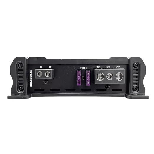 Orion Cobalt CBA2000.1D Monoblock 1-Channel Class D Amplifier for Car Subwoofer, 2000W Max, 500W RMS, 1/2/4 Ohm Stable, Adjustable Low Pass with Bass Boost, MOSFET Power Supply, Bass Knob Included