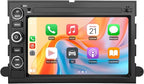 Android Car Radio Stereo for Ford F150 F250 F350 Fusion Edge Explorer Taurus Freestar 7 inch Touch Screen 2G+32G with Carplay/Android Auto SWC GPS WiFi Bluetooth FM RDS DSP