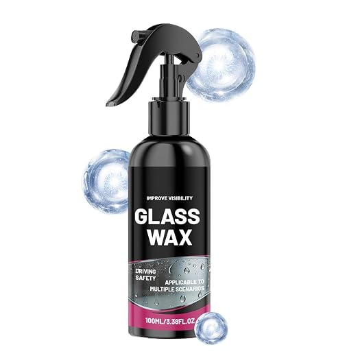 Anti Fog Windshield Spray, Waterproof Car Coating, 100ml Defogger with Clear Vision, Protective Glass, Modern Driving Style Accessory, Winter Supply for Highway and Garage