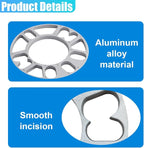 YoRise 2PCS 8 mm Car Wheel Spacers, PCD 100-120mm Aluminum Alloy Hub Centric Wheel Spacer for 4 & 5 Lug, Universal Car Tire Accessory for 4X100, 4X114.3, 5x108, 5x112, 5x120 Bolt Pattern(8MM)