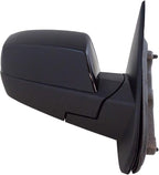 Right Mirror Manual, with Smooth Black Cover Passenger Side Compatible with 14-18 Sierra 1500 15-18 Sierra 2500 HD 3500 HD Silverado 1500 Silverado 2500 3500
