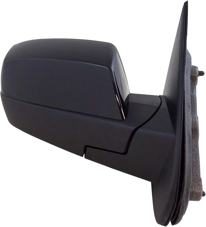 Right Mirror Manual, with Smooth Black Cover Passenger Side Compatible with 14-18 Sierra 1500 15-18 Sierra 2500 HD 3500 HD Silverado 1500 Silverado 2500 3500