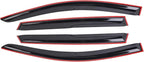 Tape-On Window Visors Deflectors Rain Guards 4 Piece Set ‎Compatible with 2013-2018 Toyota Rav4 94992