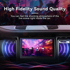 7" Car Stereo Double Din Wireless Apple Carplay Radio Screen for Car Audio Receivers, Bluetooth 5.0 Car Play Android Auto Touchscreen, Channel RCA, Backup Camera, SWC, FM/AM|Car Audio Receivers