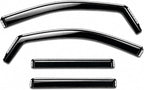 2022-2026 in-Channel Rain Guards for Honda Civic Hatchback Side Window Visor Deflectors HB LX EX-L Sport Touring Hybrid Tinted Vent Shades Protectors 2023 2024 2025