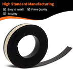 13.12FT Front Rear Side Rubber Seal Strip Car Door Window Trim Self Compatible with Adhesive Weatherstrip Rubber Seal Protector Guard Strip