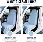 Car Seat Towel | Premium Microfiber Towel Seat Covers for Cars | Universal Fit & Machine Washable | Portable Car Seat Towel Cover After Gym, Yoga, Beach Cover Pink