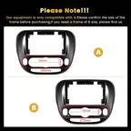 【8 Core 4+64G 】 for Kia Soul (Manual A/C) 2014-2017 Radio Android Car Stereo 9 Inch IPS Touchscreen Car Radio Wireless Carplay Android Auto 59UI GPS WiFi 32EQ DSP Backup Camrea