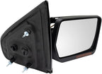 Passenger Side Power Heated Mirror Manual Folding Memory Paint to Match Compatible with 2009-2014 Ford F-150 FO1321354 FO1321405