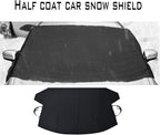 1 Pcs Black Windshield Cover for Ice Snow, Car Windshield Cover 75 Inches X42.25 Inches for Most Car, Suvs Car Snow Cover