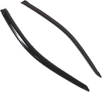 WD2-800 Dark Smoke 2 Pcs Set Window Visor (Outside Mount) Deflector Rain Guard Compatible with 2010-2016 Honda CR-Z