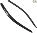 Outside Mount Window Vent Visors Rain Guards Compatible with Honda CR-Z 2010-2016 | Side Window Wind Deflectors Rain Shields | Smoke Tinted, 2 Pcs Set, DGWV-800
