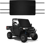 600D UTV Windshield Snow Cover Compatible with Polaris Ranger XP 1000 2017-2026 (Not RZR) & Can-Am Defender 2016-2026, Transport Windshield Protector for Ice and Snow