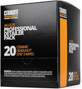 Ceramic Headlight Restoration Professional Detailer Pack (20 Ceramic Wipes) - Brings Headlights Back to Like New Condition - Step 3 Only