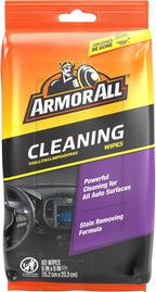 Car Interior Cleaner Wipes, Interior Cleaning Wipes for Cars, Trucks, Motorcycles, 60 Each (Pack of 6)