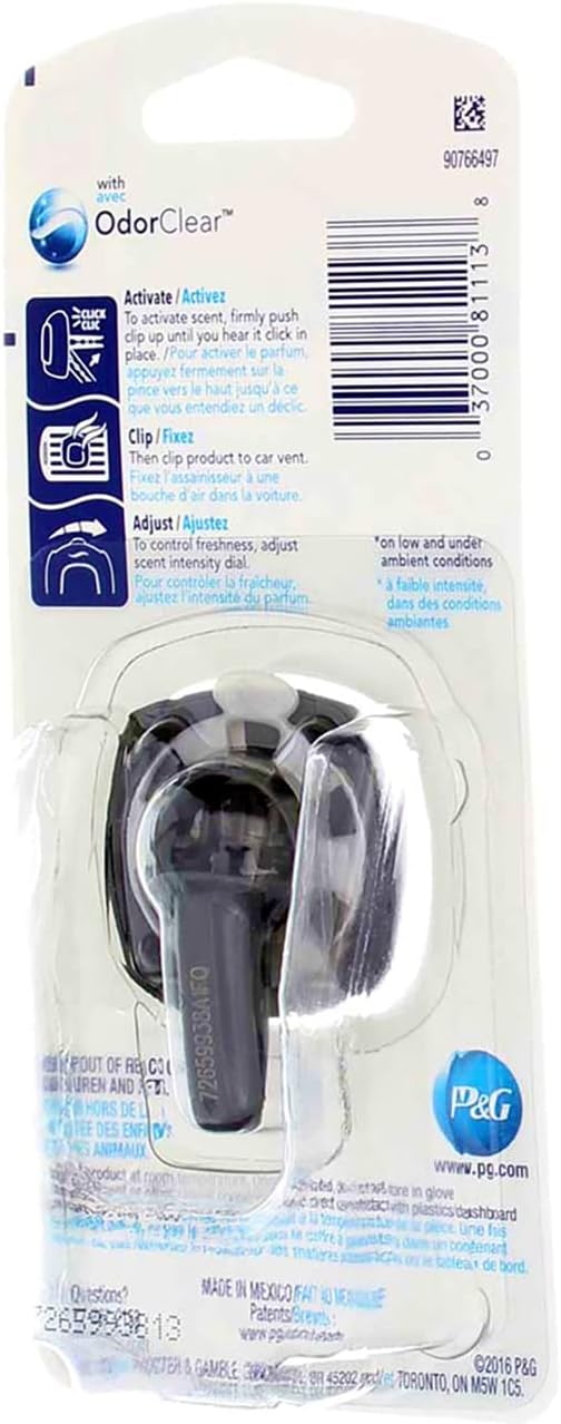 Car Vent Clip Air Freshener, Linen & Sky 1 ea (Pack of 3)