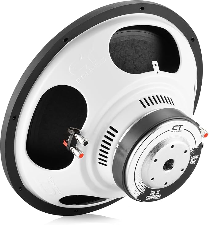 CT Sounds Bio 15” 1000-Watt Dual 2-Ohm Car Subwoofer