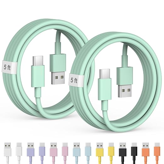 5FT Car Carplay Cable for iPhone 17 16 15 Cable USB to USB C Cable[Apple MFi Certified] USB C Carplay Cord,iPhone 17 Charger Cord,iPhone 16 Car Charger,USB to Type C Cable Car Charging Cable(Green