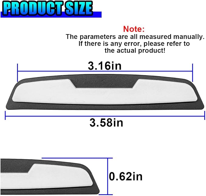 Craedli 4PCS Car Door Edge Guards Protector, Anti-Scratch Car Door Self Adhesive Anti-Collision Trim Strip Auto Side Door Protector, Universal Auto Body Bumper Guard for Cars SUV Truck(Black&White)