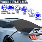 Car Windshield Snow Ice Cover, Windproof Sunshade Protector, Oxford Cloth Car Frost Window Covers, Universal Fit for Most Cars, Trucks, SUVs