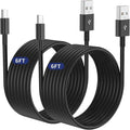2Pack 6ft Car Carplay Cable for Apple iPhone 16 Pro/16/15 Pro Max/15 Plus/15, Long USB A to USB C Carplay Charger Cord, iPad Pro 12.9/11,10th, Air 5th/ 4th,iPad mini 6th Gen Car Charging Cable 6 Feet