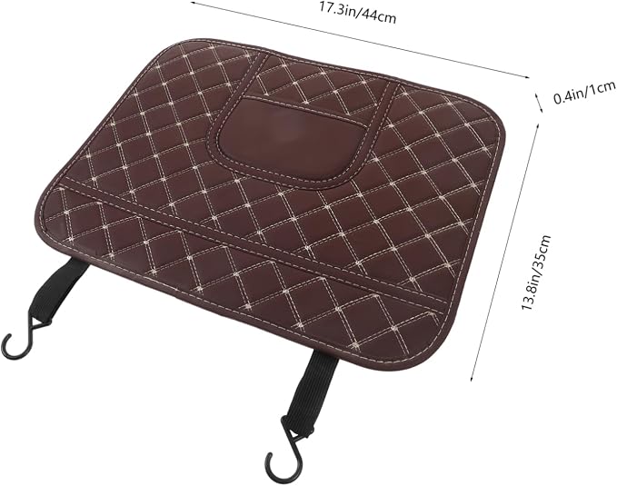 Car Seat Kick Pad Protector for Back Seat Cover Mat Scuff Carseat Back Protector Easy for Upholstery