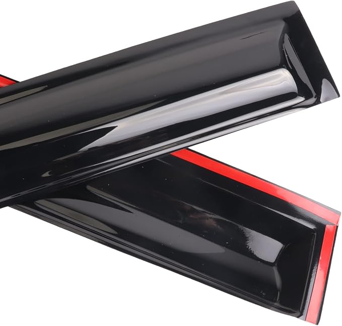 Tape-On Window Visors Deflectors Rain Guards 4 Piece Set ‎Compatible with 2013-2018 Toyota Rav4 94992