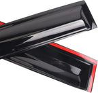 Tape-On Window Visors Deflectors Rain Guards 4 Piece Set ‎Compatible with 2013-2018 Toyota Rav4 94992