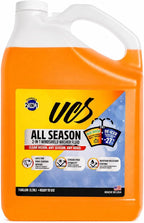 Advanced All-Season Windshield Washer Fluid -27°F, Water Repellent Technology, Powerful Bug Remover, Streak-Free Cleaning, Ready-to-Use RTU, 1 Gallon