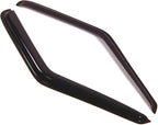 WD2-046 Dark Smoke 2 Pcs Set Window Visor (Outside Mount) Deflector Rain Guard Compatible with 1995-2007 Chevrolet S-10